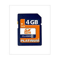 Platinum SDHC  4GB Class 6 (177109)